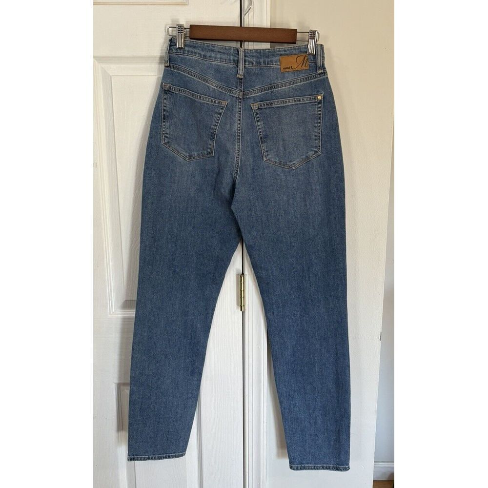 Mavi Women's Star Iconic High Rise Mom Jeans Sz 26 Light Wash - Picture 3 of 6